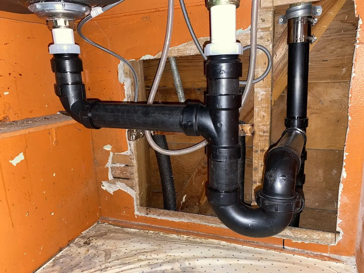 Professional Repiping Services equipment and tools on the job in Franklin